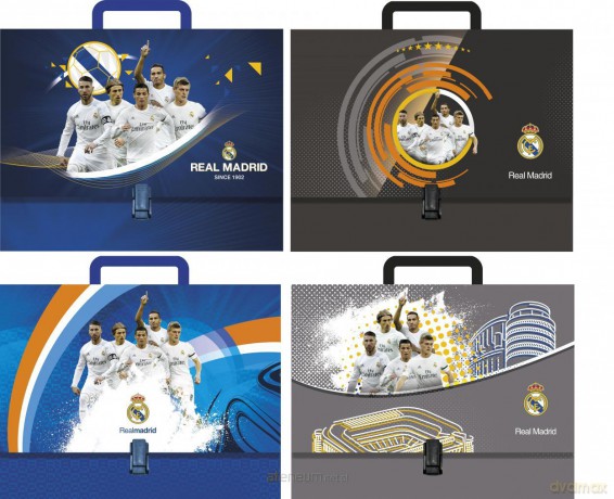 Teczka z rączką A4 twarda Real Madrid 2