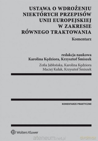 Ustawa o wdrożeniu niektórych przepisów Unii Europejskiej [KSIĄŻKA]