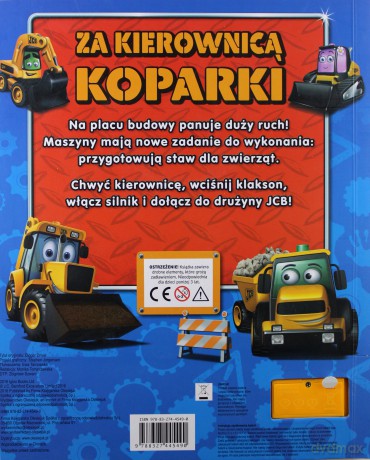 Za kierownicą koparki My first JCB [KSIĄŻKA]