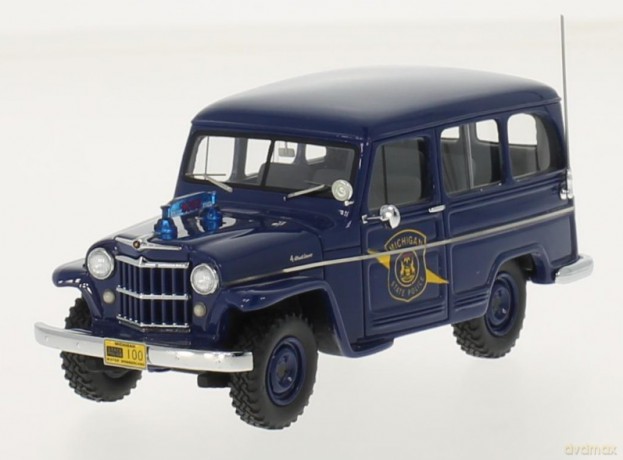 Jeep Willys Station Wagon Michigan State Police 1954