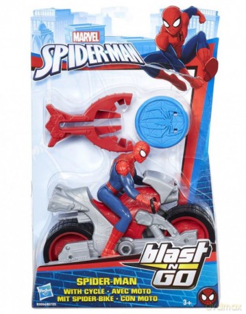 Spider-man Ścigacz Blast Spider Man with Cycle [FIGURKA]