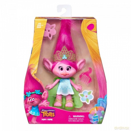 Trolls Lalka podstawowa, Poppy [FIGURKA]
