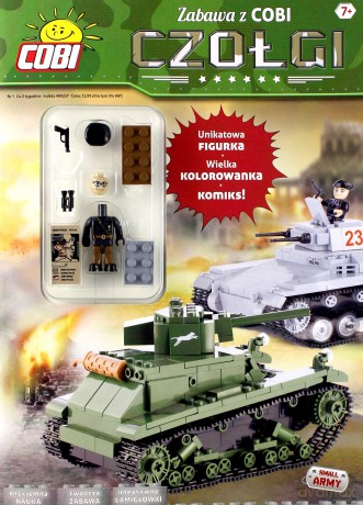 Zabawa z Cobi cz.1 Czołgi [KSIĄŻKA]