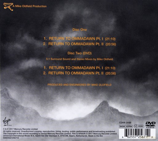 Mike Oldfield: Return To Ommadawn (Deluxe) (Limited) [CD]+[DVD]