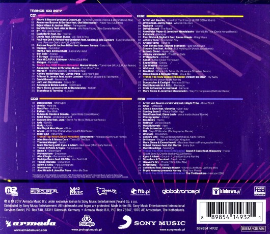 Trance 100 - 2017 [4CD]