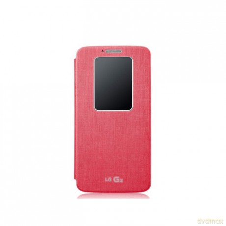Etui LG QuickWindow CCF-370 AGEUBK do LG G2 mini różowe