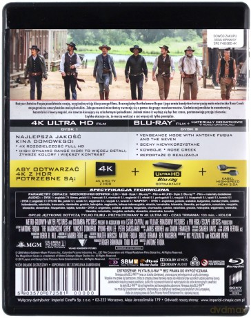 Siedmiu Wspaniałych [Blu-Ray 4K]+[Blu-Ray]