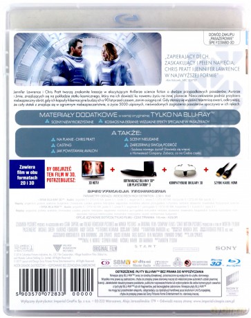 Pasażerowie [Blu-Ray 3D]+[Blu-Ray]