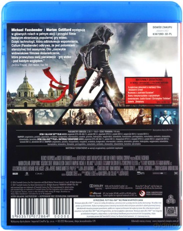 Assassin's Creed [Blu-Ray 3D]+[Blu-Ray]