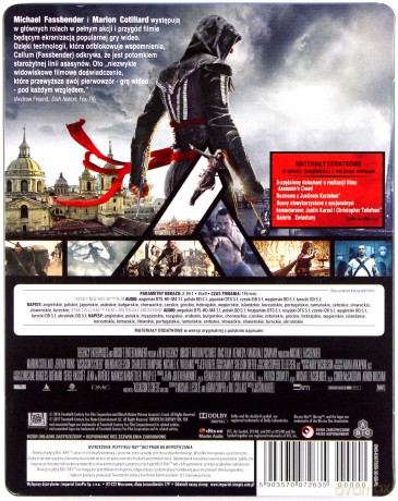 Assassin's Creed (steelbook) [Blu-Ray 3D]+[Blu-Ray]