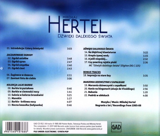 Mikołaj Hertel: Dźwięki Dalekiego Świata [CD]