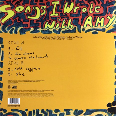 Ed Sheeran: RSD - Songs I Wrote With Amy (RSD) [Winyl]