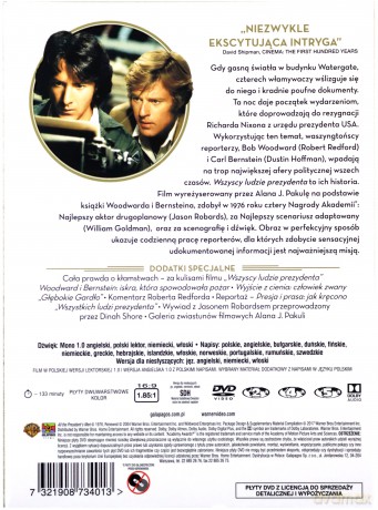 Wszyscy ludzie prezydenta (Ikony Kina) [2DVD]
