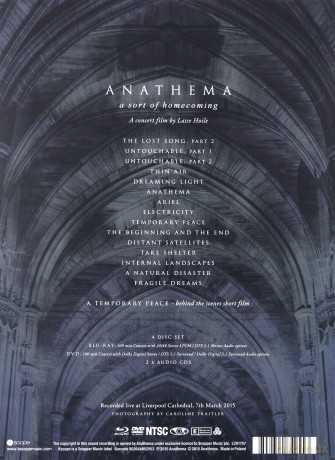 Anathema: A Sort Of Homecoming (Deluxe Edition) [Blu-Ray]+[DVD]+[2CD]