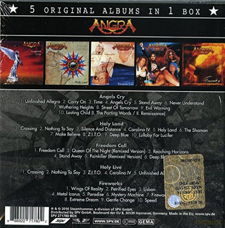 Angra: 5 Original Albums [5CD]