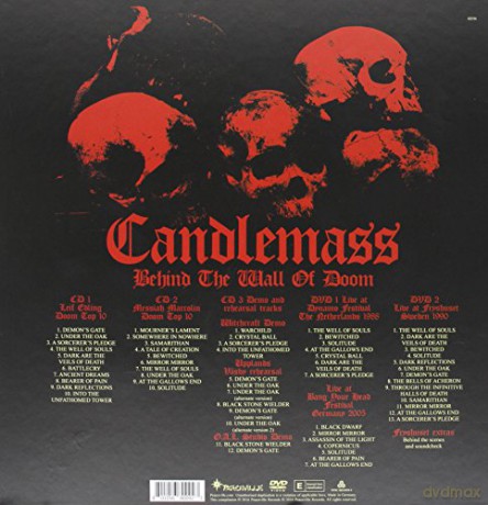 Candlemass: Behind The Wall Of Doom [3CD]+[DVD]