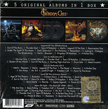 Freedom Call: 5 Original Albums [5CD]