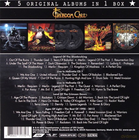 Freedom Call: 5 Original Albums [5CD]