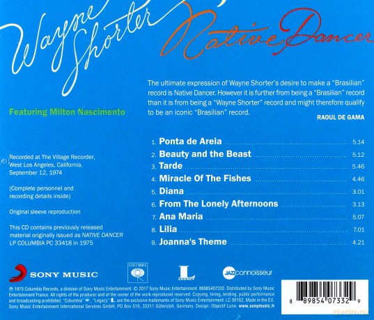 Wayne Shorter: Native Dancer [CD]