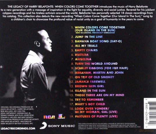 Harry Belafonte: The Legacy of Harry Belafonte: When Colors Come Together [CD]