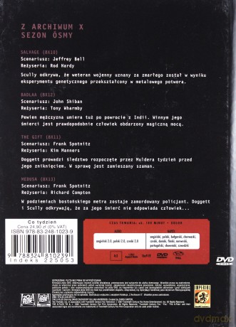 Z Archiwum X (Sezon 8) cz. 45 odc. 10-13 (booklet) [DVD]