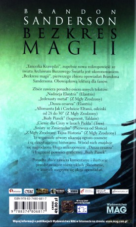 Bezkres magii - Brandon Sanderson [KSIĄŻKA]