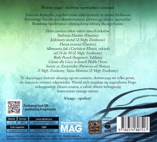 Bezkres magii - Brandon Sanderson [AUDIOBOOK]