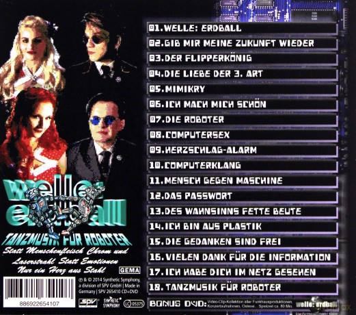 Welle Erdball: Tanzmusik fur Roboter (Limited Edition) [CD]+[DVD]