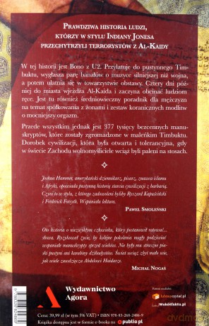 Hardkorowi bibliotekarze z Timbuktu - Joshua Hammer [KSIĄŻKA]