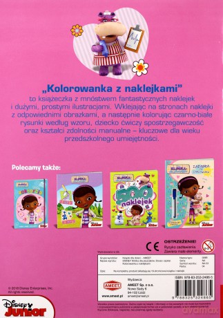 Kolorowanka - Klinika dla plusz. Dosia i szpital [KSIĄŻKA]