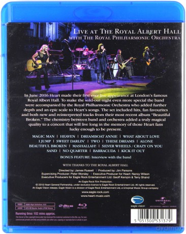 Heart: Live At The Royal Albert Hall [Blu-Ray]
