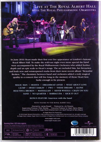 Heart: Live At The Royal Albert Hall [DVD]