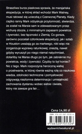 Marsjanin (pocket) - Andy Weir [KSIĄŻKA]
