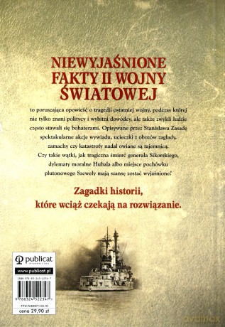 Niewyjaśnione fakty II wojny światowej - Stanisław Zasada [KSIĄŻKA]