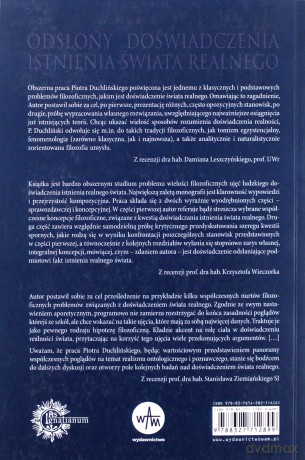 Odsłony doświadczenia świata realnego - Piotr Duchli [KSIĄŻKA]