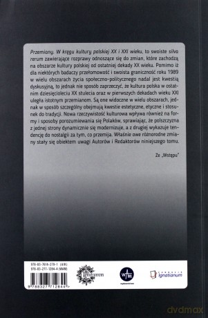 Przemiany. W kręgu kultury polskiej XX i XXI wieku [KSIĄŻKA]
