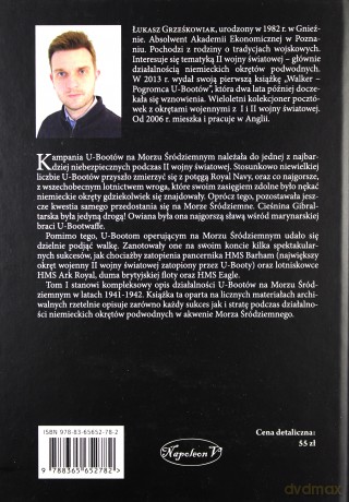 U-Booty na Morzu Śródziemnym 1941-1944 (Tom 1) - Łukasz Grześkowiak [KSIĄŻKA]