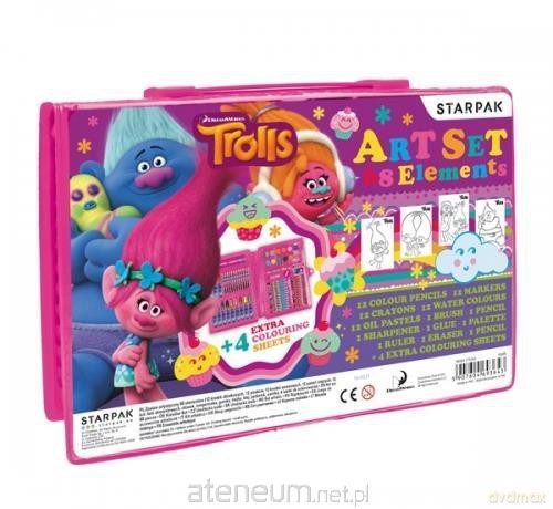 Zestaw artystyczny 68 elementów Trolls