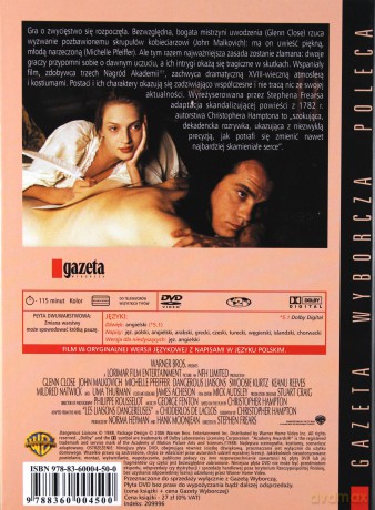 Niebezpieczne związki  (Kolekcja Gazety Wyborczej 13) [DVD]
