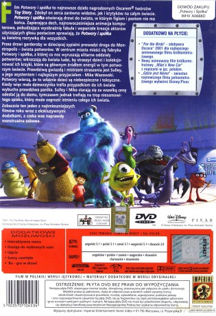 Potwory i Spółka [DVD]