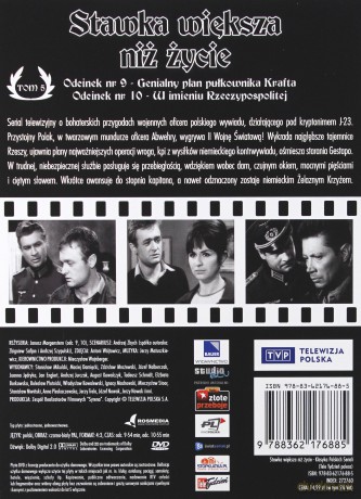 Stawka większa niż życie 5 (odcinki 9-10) [DVD]