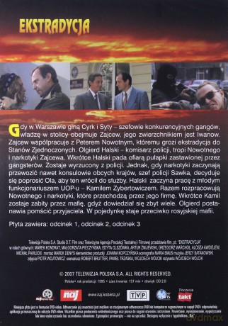 Ekstradycja odc. 1-3 [DVD]