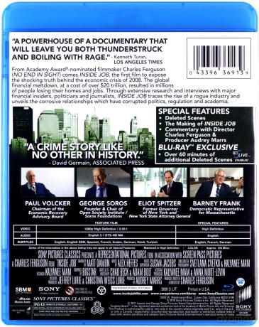 Inside Job [Blu-Ray]