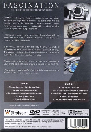 Fascination - The History of The Mercedes-Benz Brand [2DVD]