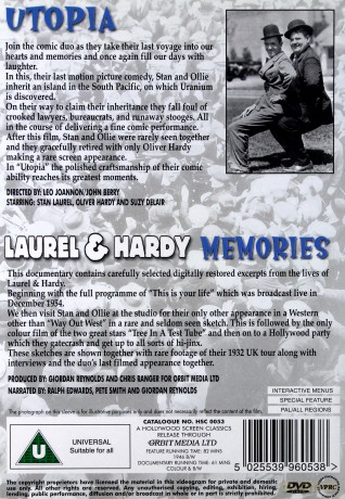 Laurel And Hardy - Utopia [DVD]