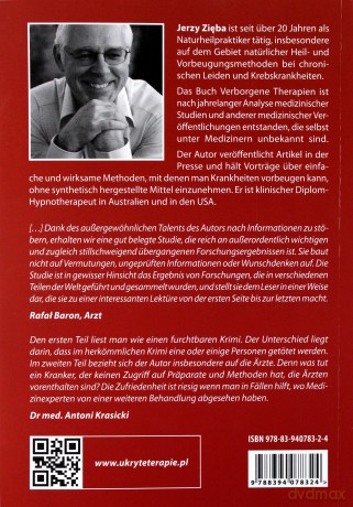 Verborgene Therapien / Ukryte terapie wersja niemiecka - Jerzy Zięba [KSIĄŻKA]  