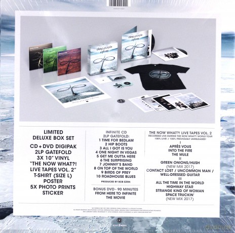 Deep Purple: Infinite (Limited) [BOX] [5xWinyl]+[CD]+[DVD]+[GADŻET]