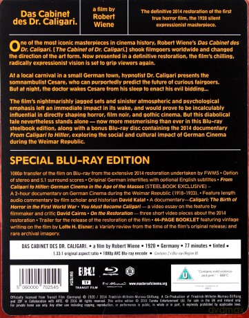 Das Cabinet des Dr. Caligari / Gabinet doktora Caligari (steelbook) [2Blu-Ray]
