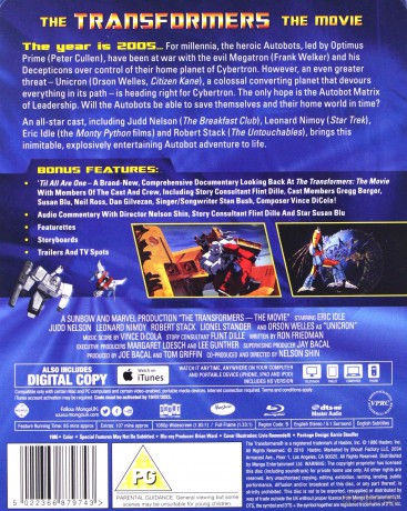 The Transformers: The Movie (Limited Edition, 30th Anniversary) (steelbook) [2xBlu-Ray]