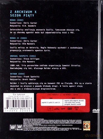 Z Archiwum X (Sezon 5) cz. 26 (booklet) [DVD]